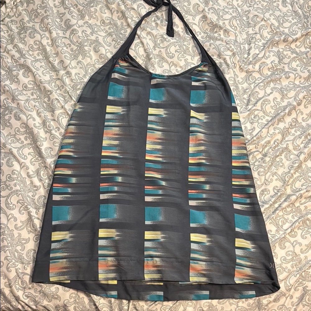 Hurley Blue Sundress Halter Casual